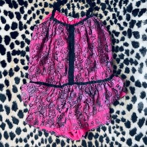 DKNY pink printed lingerie